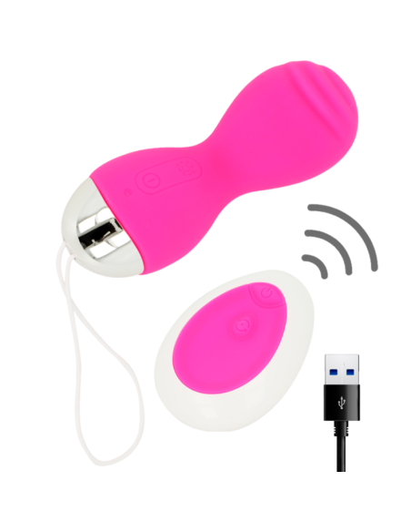 OHMAMA - Huevo Vibrador Recargable Flexible | Placer y Salud Sexual con 10 Modos de Vibración