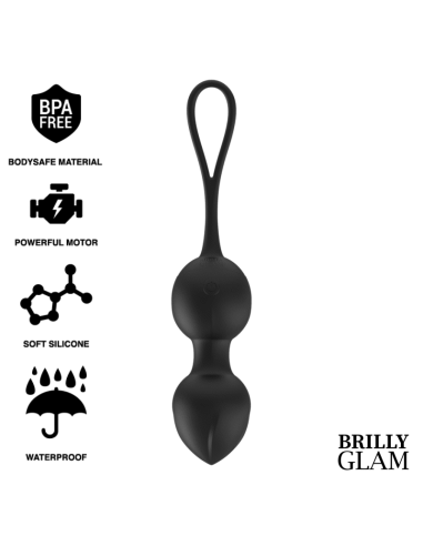 BRILLY GLAM - Bolas Kegel Vibradoras con Control Remoto | Fortalece tu Suelo Pélvico y Disfruta en Pareja