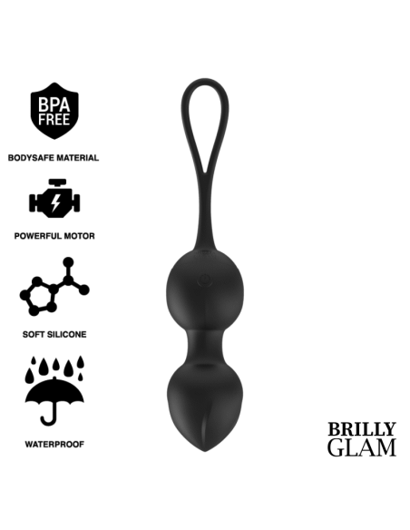 BRILLY GLAM - Bolas Kegel Vibradoras con Control Remoto | Fortalece tu Suelo Pélvico y Disfruta en Pareja