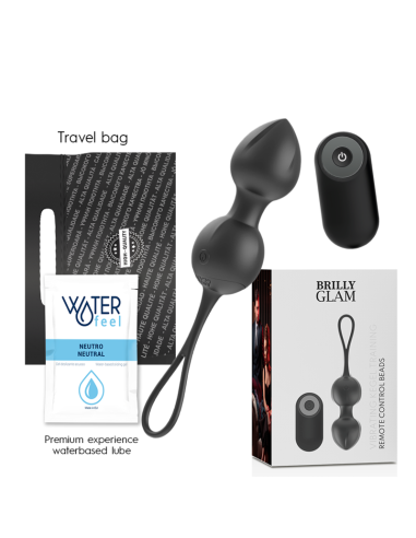 BRILLY GLAM - Bolas Kegel Vibradoras con Control Remoto | Fortalece tu Suelo Pélvico y Disfruta en Pareja