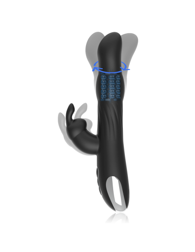 Brilly Glam Moebius Rabbit Vibrator y Rotator - Estímulo del Punto G y Clítoris, Compatible con Tecnología Watchme