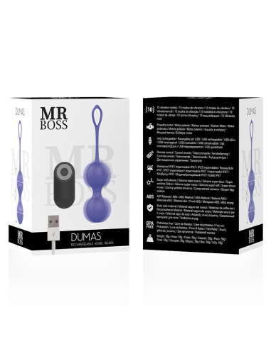 MR BOSS - DUMAS Kegel Bolas Vibradoras Control Remoto | SexPlace.MX