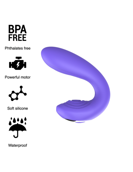 MR BOSS - Vibrador Dual Josef Pulsation & Control Remoto para Parejas | Potente, Elegante y Recargable