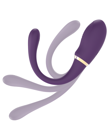 Treasure Merlin: Vibrador Doble para Parejas con Control Remoto - 10 Modos de Placer y Silicona 100% Segura