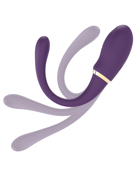 Treasure Merlin: Vibrador Doble para Parejas con Control Remoto - 10 Modos de Placer y Silicona 100% Segura