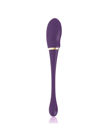 Treasure Merlin: Vibrador Doble para Parejas con Control Remoto - 10 Modos de Placer y Silicona 100% Segura