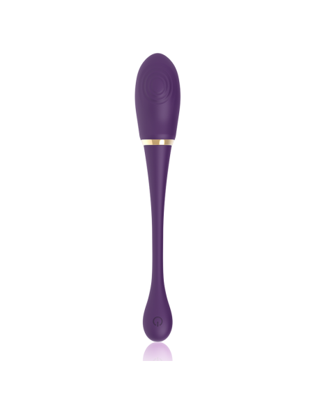 Treasure Merlin: Vibrador Doble para Parejas con Control Remoto - 10 Modos de Placer y Silicona 100% Segura
