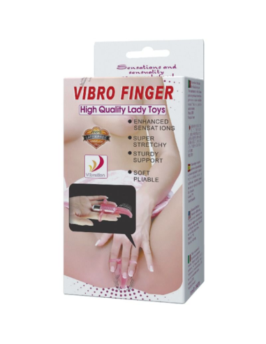BAILE - VIBRO FINGER DEDAL ESTIMULADOR: Placer Discreto con 10 Modos de Vibración para Momentos Íntimos