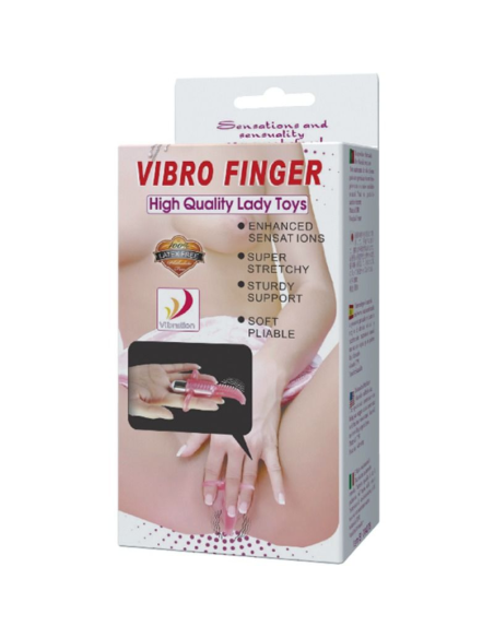 BAILE - VIBRO FINGER DEDAL ESTIMULADOR: Placer Discreto con 10 Modos de Vibración para Momentos Íntimos