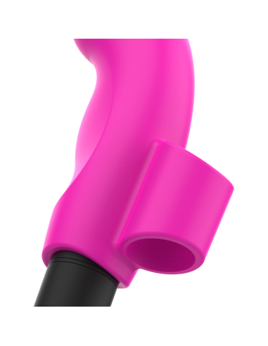 OHMAMA - Vibrador Dedal Rosa Neon XMAS EDITION | SexPlace.MX