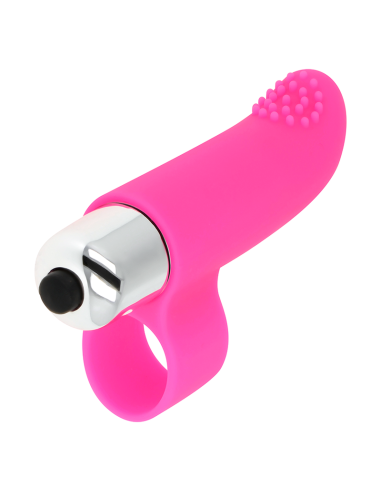OHMAMA DEDAL VIBRADOR TEXTURADO 8 CM - Potente, Discreto y Ergonómico en Silicona Ecológica