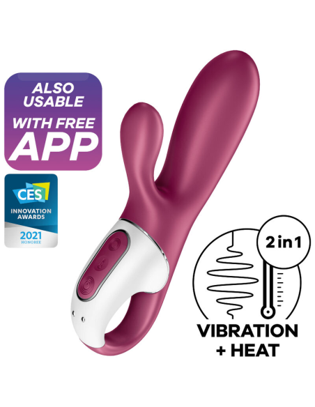 SATISFYER - HOT BUNNY Vibrador Punto G | SexPlace.MX