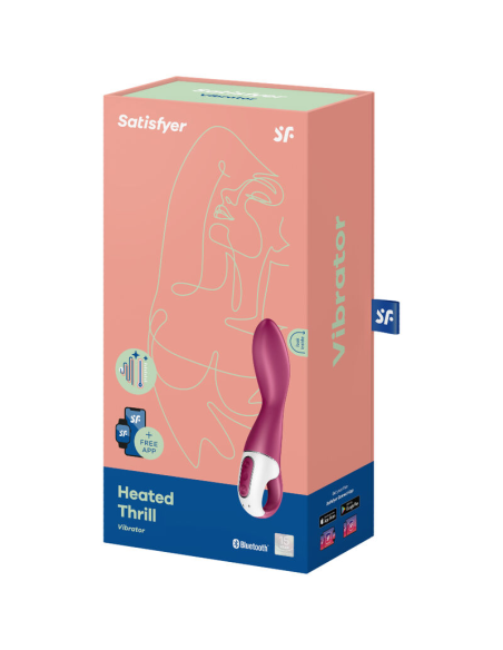SATISFYER - HEATED THRILL Vibrador Calentador Punto G | SexPlace.MX