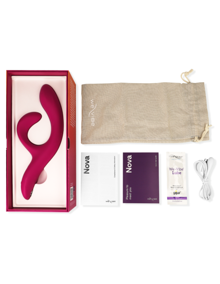 WE-VIBE NOVA - VIBRADOR APP: Estimulación Doble del Punto G y Clítoris, 10 Modos de Vibración