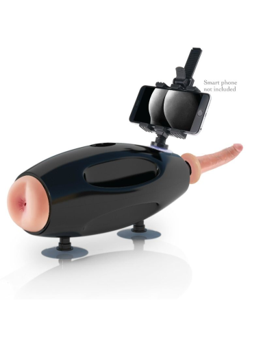 FETISH FANTASY EXTREME - Máquina Sexual Internacional Portátil con Adaptador Universal y Accesorios Incluidos