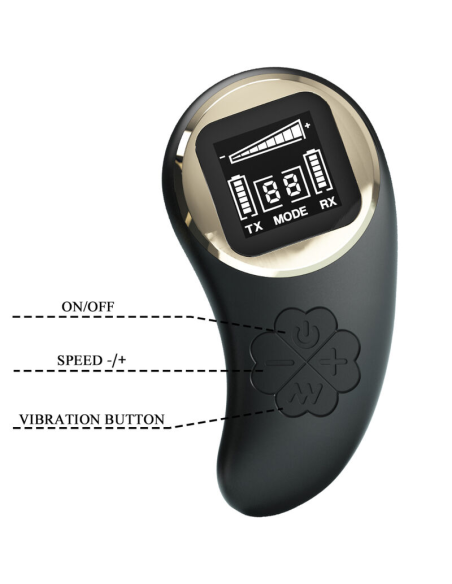 Pretty Love Nathan - Vibrador Doble Placer con Control Remoto