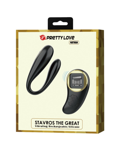 Pretty Love Nathan - Vibrador Doble Placer con Control Remoto