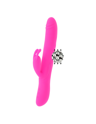 MORESSA - Warren: Vibrador Oscilante de Silicona Premium con 7 Modos de Vibración y Estimulador Clitorial