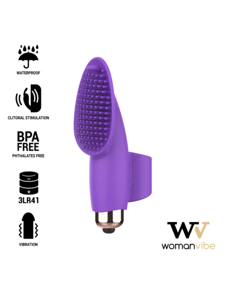 WOMANVIBE Aisha - Estimulador de Silicona Compacto y Ergonómico | Placer Silencioso y Potente