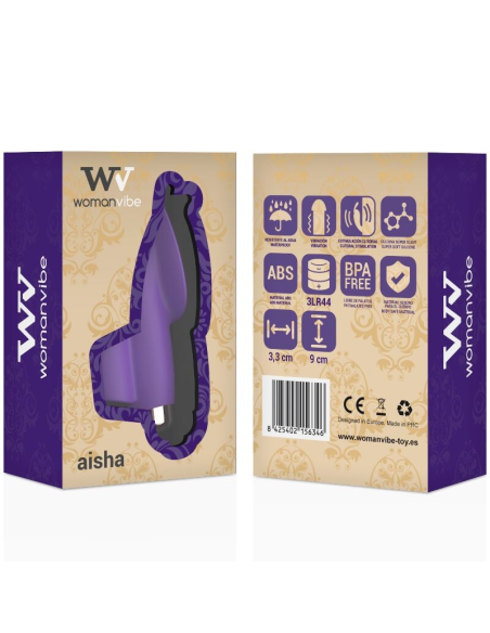WOMANVIBE Aisha - Estimulador de Silicona Compacto y Ergonómico | Placer Silencioso y Potente