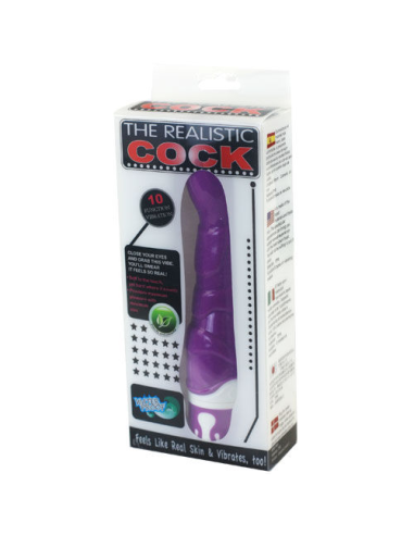 BAILE - Vibrador Realista 10 Ritmos Sensation Violeta para Estimulación del Punto G