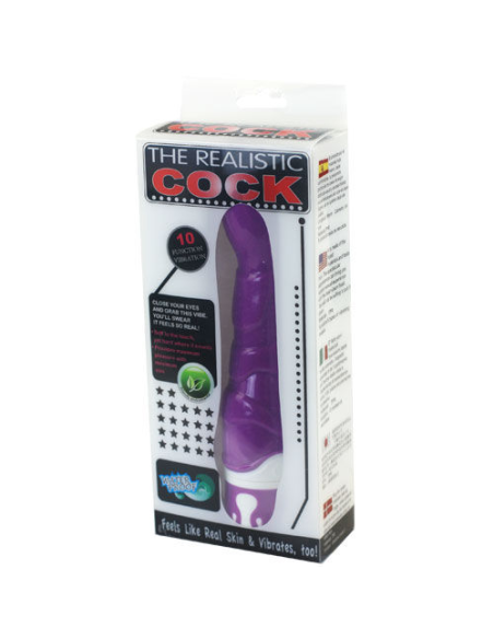 BAILE - Vibrador Realista 10 Ritmos Sensation Violeta para Estimulación del Punto G
