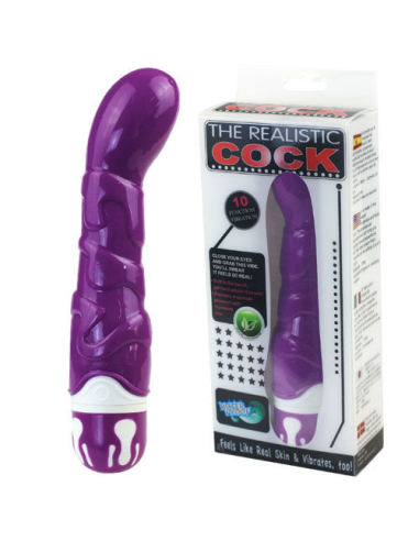 BAILE - Vibrador Realista 10 Ritmos Sensation Violeta para Estimulación del Punto G