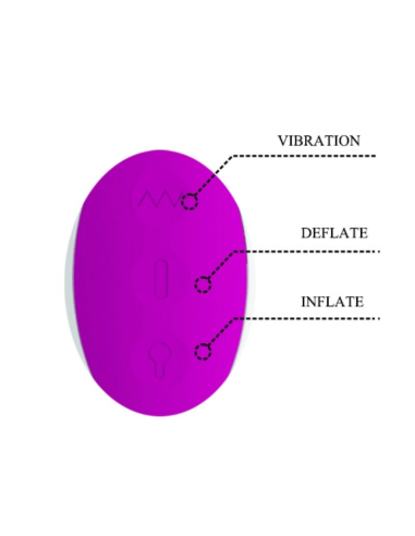 PRETTY LOVE - DEMPSEY Vibrador Hinchable Recargable | SexPlace.MX