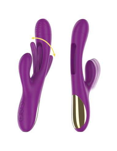 INTENSE - APOLO Vibrador Con Lengua Oscilante Morado | SexPlace.MX