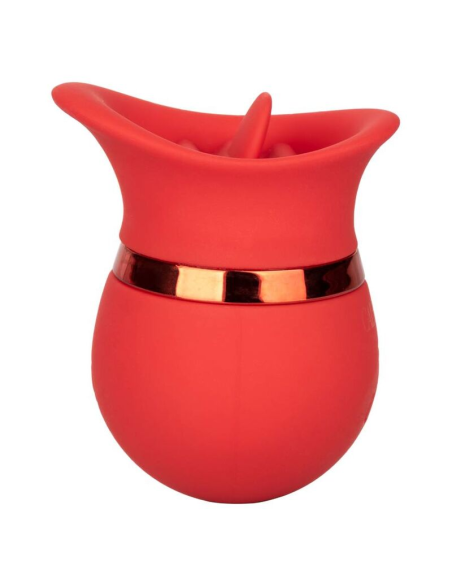 CALEXOTICS French Kiss Sweet Talker - Masajeador Compacto para Placer Orgásmico con 12 Funciones de Vibración