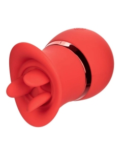 CALEXOTICS French Kiss Suck & Play Set - Doble Placer con 12 Funciones de Vibración y Succión