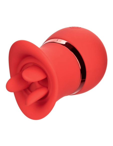 CALEXOTICS French Kiss Suck & Play Set - Doble Placer con 12 Funciones de Vibración y Succión