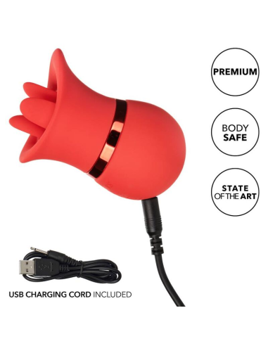 CALEXOTICS French Kiss Suck & Play Set - Doble Placer con 12 Funciones de Vibración y Succión