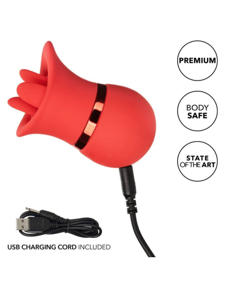 CALEXOTICS French Kiss Suck & Play Set - Doble Placer con 12 Funciones de Vibración y Succión