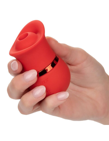 CALEXOTICS French Kiss Suck & Play Set - Doble Placer con 12 Funciones de Vibración y Succión