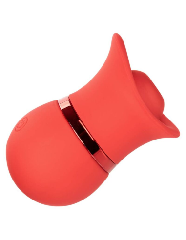 CALEXOTICS French Kiss Suck & Play Set - Doble Placer con 12 Funciones de Vibración y Succión