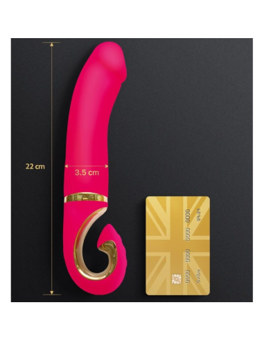 G-VIBE GJAY Vibrador Rosa Neón: Potente, Silencioso y 100% Sumergible