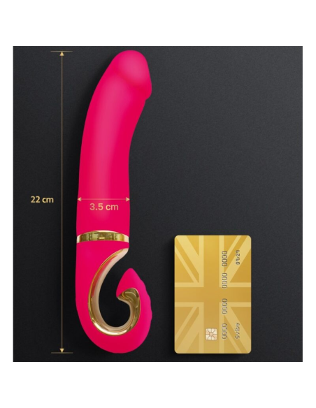 G-VIBE GJAY Vibrador Rosa Neón: Potente, Silencioso y 100% Sumergible