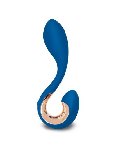 G-VIBE GPOP² - Vibrador Punto G y P Azul Índigo | Potente, Ergonómico e Impermeable