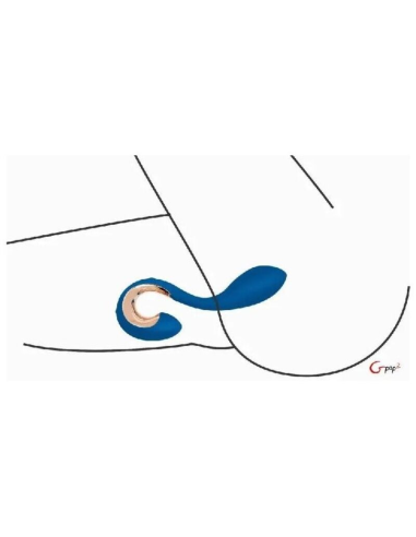 G-VIBE GPOP² - Vibrador Punto G y P Azul Índigo | Potente, Ergonómico e Impermeable