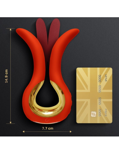 G-VIBE Maxi: Vibrador Coral de Doble Estimulación con Dos Puntas Flexibles