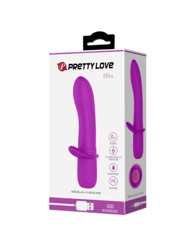 PRETTY LOVE - TROY Vibrador Recargable Morado | SexPlace.MX