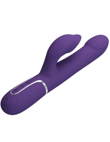 PRETTY LOVE - ZALIN Vibrador Conejito Perlas 4 En 1 | SexPlace.MX