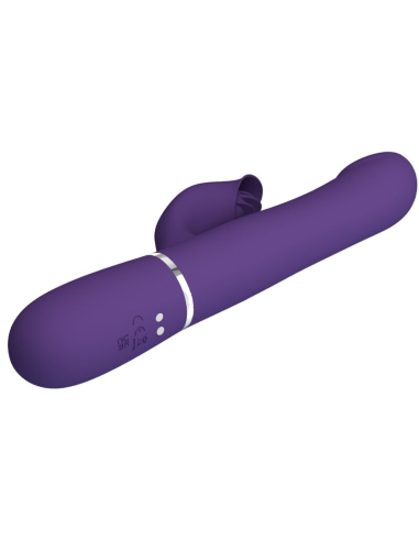 PRETTY LOVE - ZALIN Vibrador Conejito Perlas 4 En 1 | SexPlace.MX