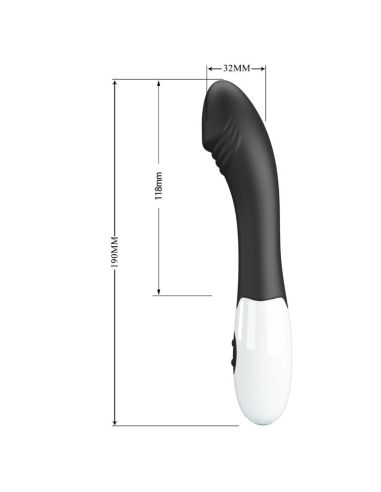 PRETTY LOVE - ELEMENTAL Vibrador Punto G 30 Modos Negro | SexPlace.MX