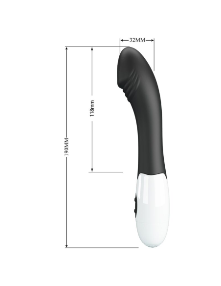 PRETTY LOVE - ELEMENTAL Vibrador Punto G 30 Modos Negro | SexPlace.MX