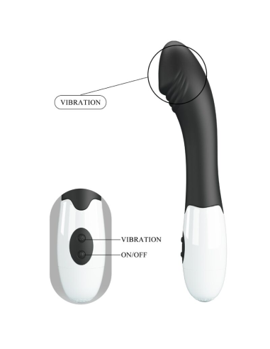 PRETTY LOVE - ELEMENTAL Vibrador Punto G 30 Modos Negro | SexPlace.MX