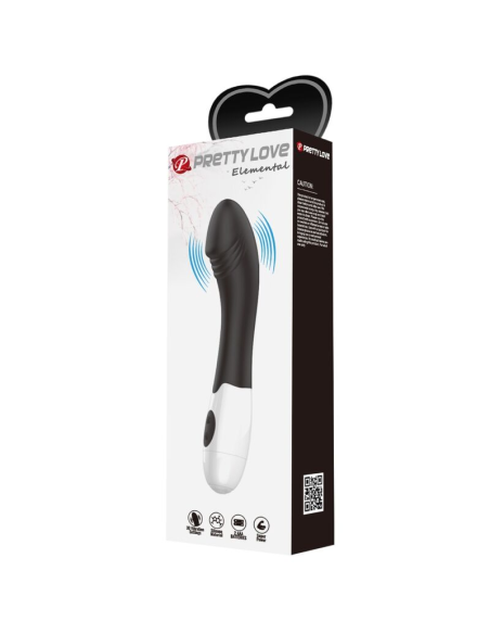 PRETTY LOVE - ELEMENTAL Vibrador Punto G 30 Modos Negro | SexPlace.MX