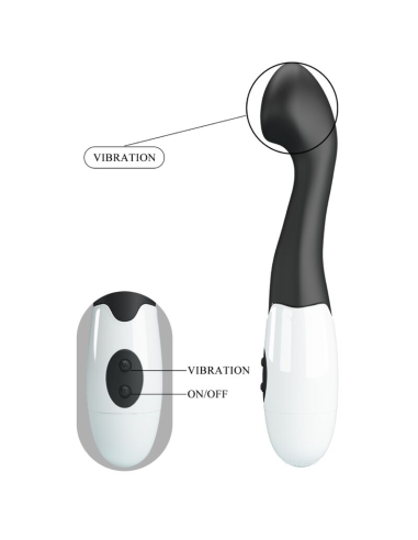 PRETTY LOVE - FLIRTATION CHARLES Vibrador Punto G Negro | SexPlace.MX