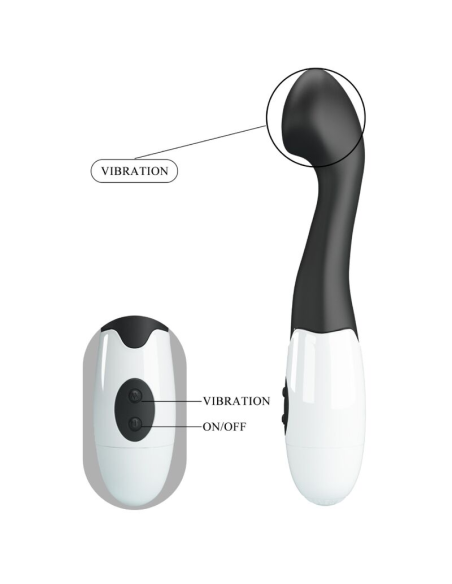 PRETTY LOVE - FLIRTATION CHARLES Vibrador Punto G Negro | SexPlace.MX